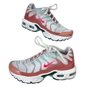 Nike Air Max Plus TN‎ Toddler Sneakers Pink Teal White Athletic Shoes